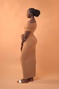 Skin off shoulder Maxi Dress