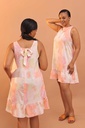 Blush pattern flowy Dress
