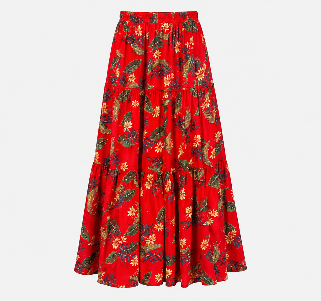 Floral Caribbean Skirt
