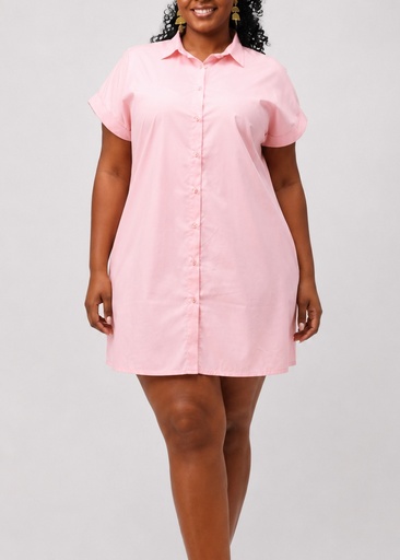 Cotton Shirt Dress